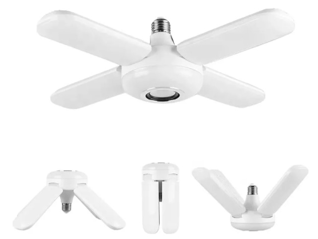 Miniatura 3 de Bombillo Led 4 Aspas Musical Bluetooth